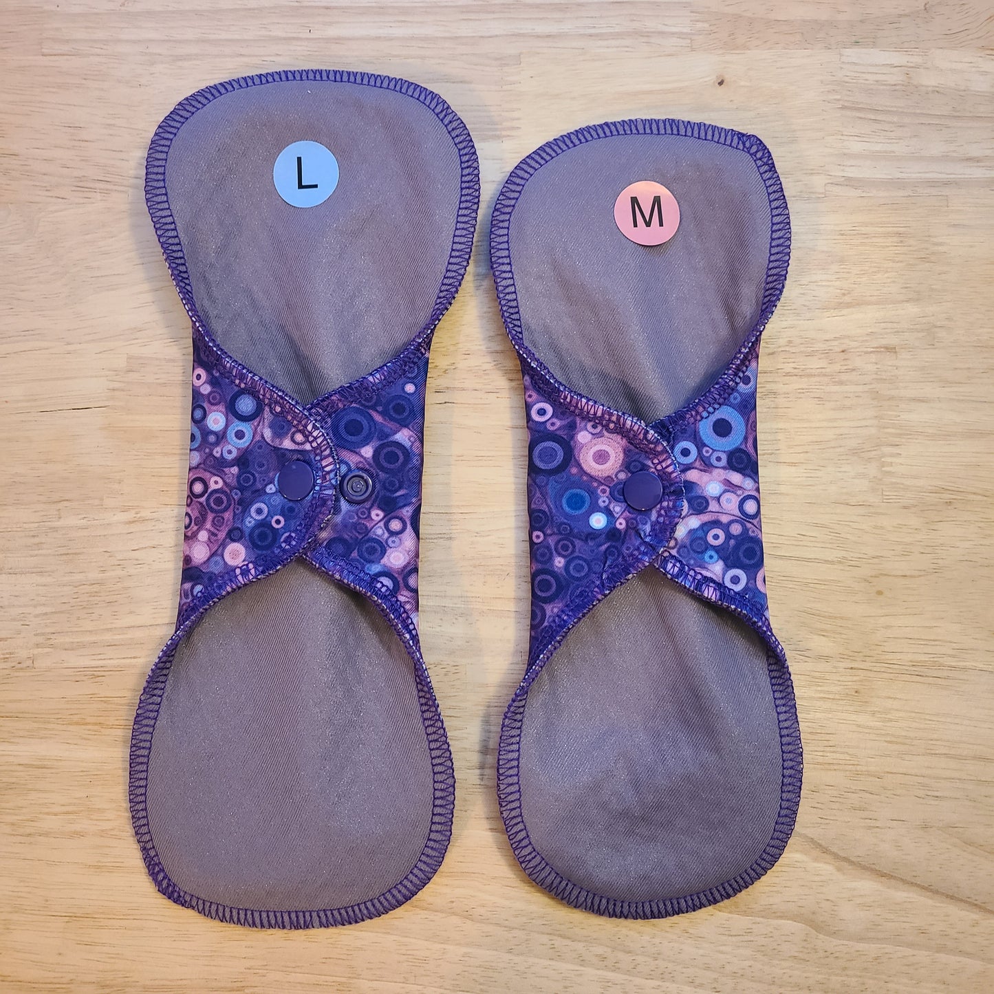 Purple Swirls Stay Dry Pad
