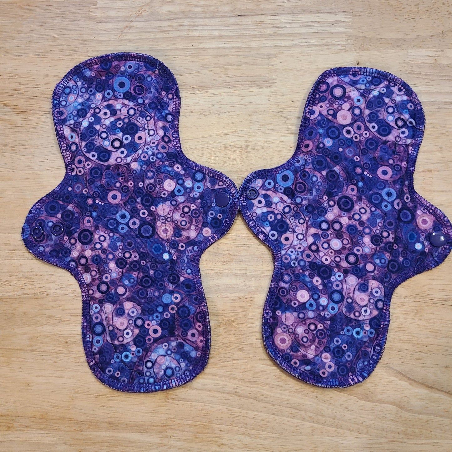 Purple Swirls Stay Dry Pad