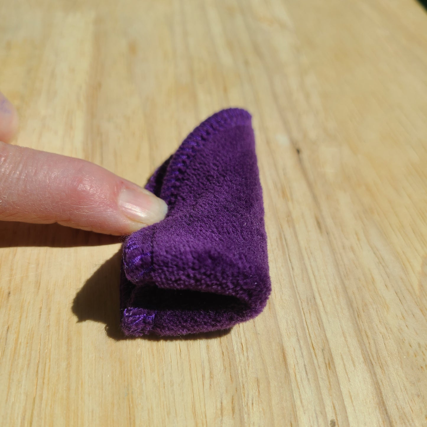 ILP's or Interlabial Pads: Set of 6 (Organic Cotton Velour)