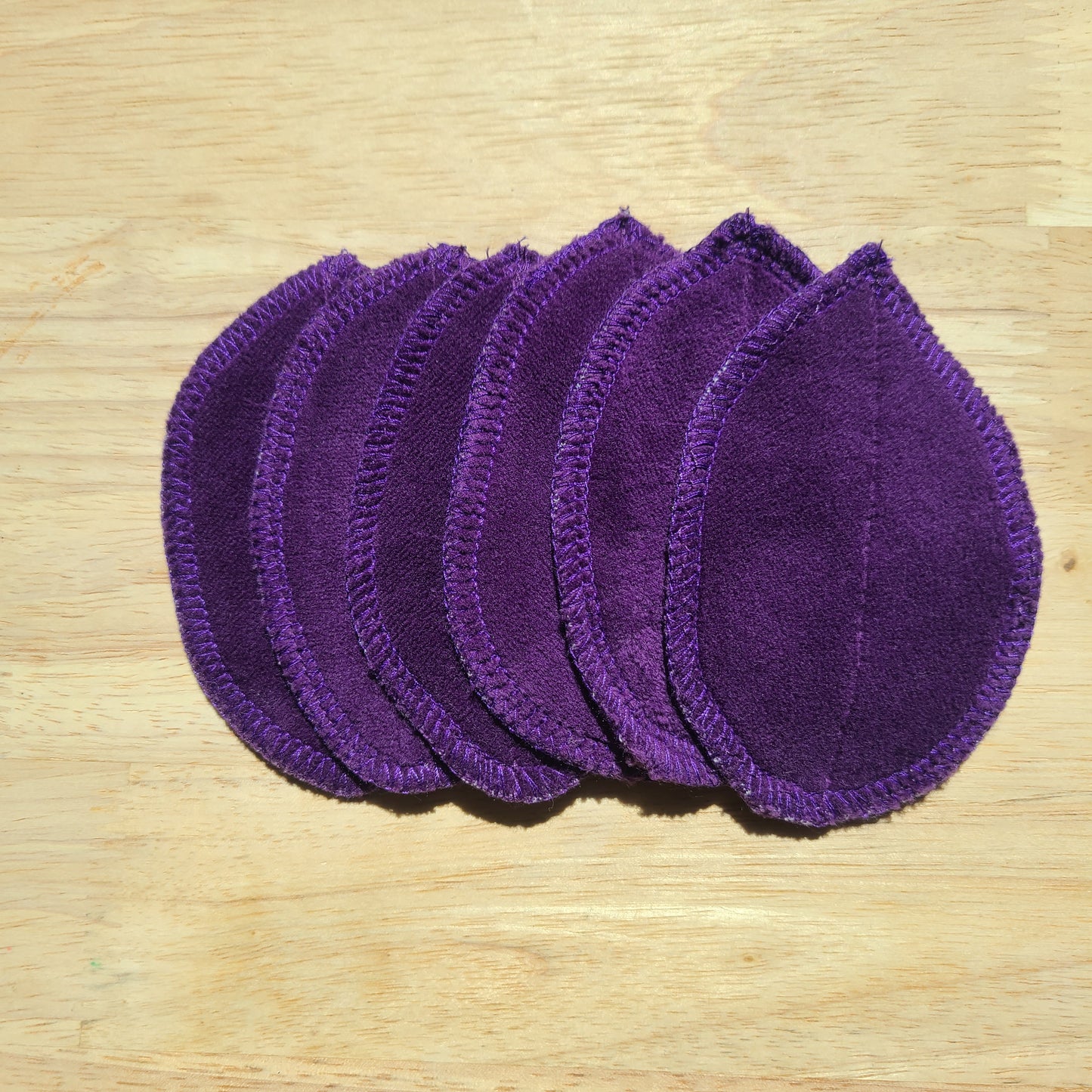 ILP's or Interlabial Pads: Set of 6 (Organic Cotton Velour)