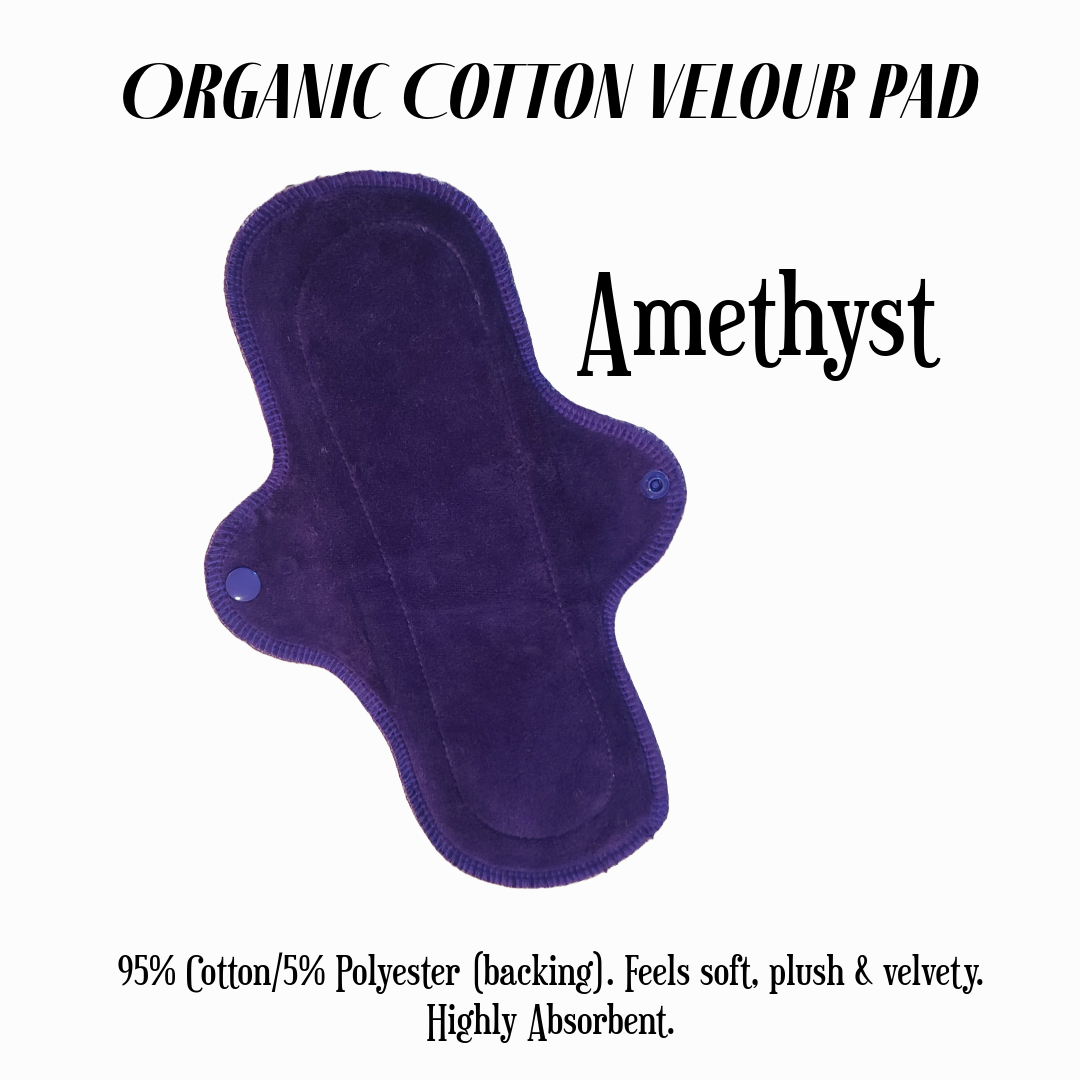 Amethyst Organic Cotton Velour Pad