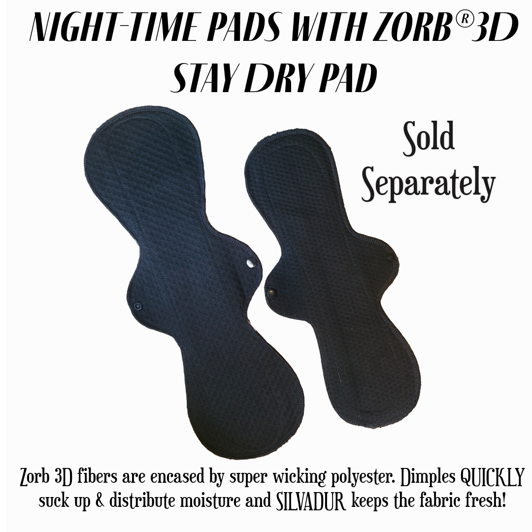 Night-time Pad with Zorb 3D Stay Dry